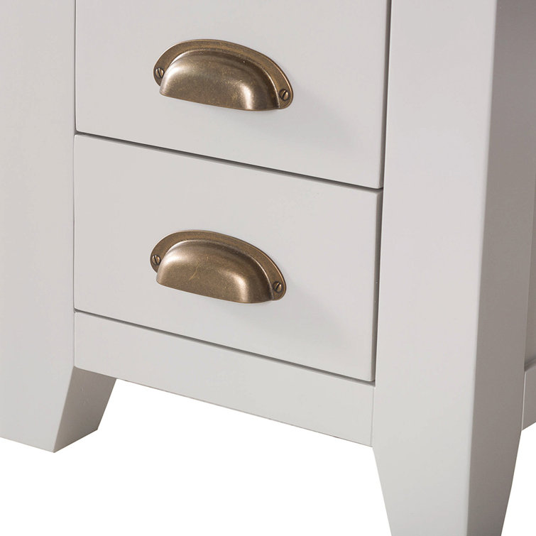 Rosalind Wheeler Ameliah Solid Wood Bedside Table Wayfair.co.uk